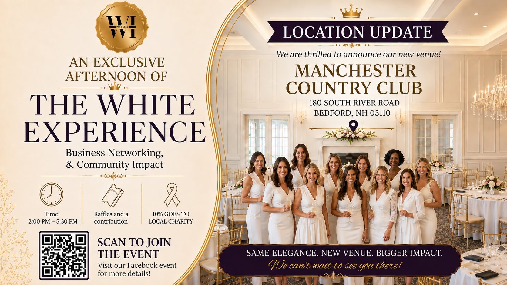 The White Experience event poster